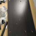 Furinno TURN-S-TUBE TV Stand, 3-Tier Entertainment Center, Toolless TV Console for TV up to 55 Inch, with Open Shelves, for Living Room, Bedroom, Espresso