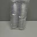 Qeirudu 50 Pack 3 oz Mini Dessert Cups with Spoons, Clear Small Round Party Serving Bowls for Yogurt Parfait Fruit Mousses Appetizer Ice Creams