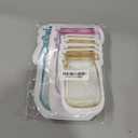 60Pcs 3 Color Mixed Food Saver Storage Bags Mason Jar Pattern Reusable Portable Stand Up Zipper Bags Snack Container Leakproof Package Bag Pouche for Travel Camping (20 yellow 20 Red 20 Blue)