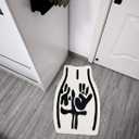 Sexy Bathroom Tufted Rugs - Soft Tufted Absorbent Rug for Bathroom Bedroom, Machine Washable Home Decor Mat(15.75 * 23.6in)