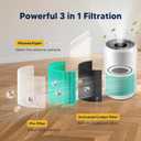Core 300 Toxin Absorber Replacement Filter for LEVOIT Core 300 Core 300-P Core 300S Core 300S-P Vortex Air Air Purifier, 3-in-1 High-Efficiency Activated Carbon, Core 300-RF-TX, 2 Pack, Green