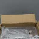 ZEXALOR Wall Mounted Storage Organizer Bins Organizing Shelf Basket Clear Plastic Makeup Organizer Adhesive Hanging Bin Fridge Organizer for Bathroom,Kitchen,Cabinet,Pantry,Countertops (XL+L)