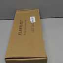 NURADA Flickering Flameless Candles: Acrylic LED Pillar Candles Battery Operated with Remote and Timer for Romantic Ambiance and Home Table Bathroom Decor, Gold, Pack of 5 (Amber Set of 5)