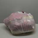 Merryword Burgundy Velvet Comforter Set Queen Size Distressed Velvet Bedding Soft Plush Shaggy Warm Flannel Quilt Blanket Women Girls Solid Red Comforter for Christmas, Dull Red