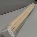 LUCKUP Cordless Bamboo Roman Blinds Shades for Indoor Windows-Blackout Room Darkening Roman Blinds with 6" Valance Cover Enhanced Privacy, 34" W x 64" H