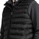 Polo Ralph Lauren Mens Full Zip Puffer Vest (L, Black RedPony)