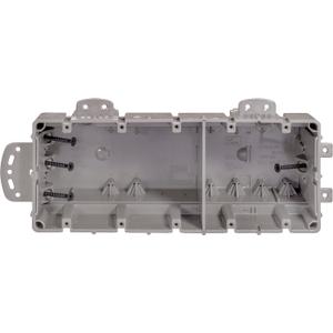 Southwire MSBMMT5G 5 Gang Multi Mount Device Box with Depth Adjustable; Heavy Duty 42lb ; Gray