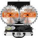 10'' Stacking Dado Blade Set, 24-Tooth, 5/8-Inch Arbor, 23 Pieces