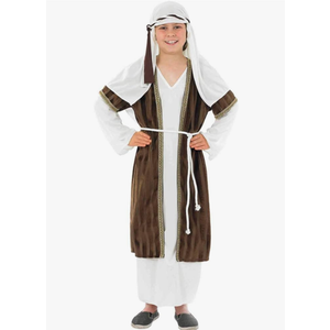 Fun shack Boys Shepherd Costume for Kids, Joseph Costume for Boys, Shepherd Boy Outfit, Nativity Dress-Up