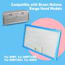 SB08087153 Grease Filter Compatible with Broan Nutone Range Hood RMPE RMP1 RMP17000 RMP17004 Models, Replace B08087153 1568310 Aluminum Mesh Vent Parts Replacement Washable