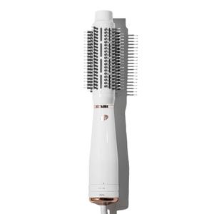 T3 AireBrush One Step Smoothing and Volumizing Hair Blow Dryer Brush, for Fast Drying and Styling with Multiple Heat and Speed Settings, Ceramic and Cool Shot (Round 2.5 Inch, White/Rose Gold)