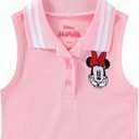 Disney Minnie Mouse Girls Collar Dress for Toddler and Big Kids (Pink, 2T)