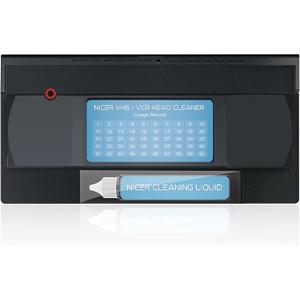 Nicer VCR Head Cleaner for VCR VHS Players, VHS Video Head Cleaner Tape, Wet Type