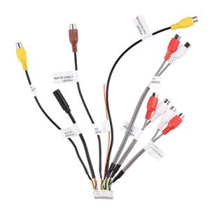 RCA Harness Compatible with Pio-neer DMH-W4600NEX DMH-W4660NEX DMH-WT7600NEX DMH-WT76NEX DMH-WT8600NEX DMH-WC6600NEX