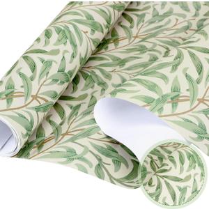 2 Pack Thenshop 30 Sheets Floral Scented Drawer Liners 14 x 19.5 Inch Dresser Drawer Liner Shelf Non Adhesive Paper Sheets for Kitchen Cabinet Home Shelf Closet(Flax)