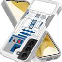 for Galaxy S21+, S21 Plus Case, Robot Pattern Shock-Absorption Hard PC and Inner Silicone Hybrid Dual Layer Armor Defender Case for Samsung Galaxy S21 Plus