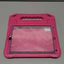 SUPLIK Kids Case for iPad 9th/8th/7th Generation -10.2 inch 2021/2020/2019, Built with Screen Protector, Durable Shockproof Handle Stand Case for Apple iPad Gen 9/8/7, Pink