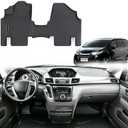 All Weather Floor Mats for 2022-2026 Ford Transit/E-Transit w/Vinyl Floor 150/250/350/350HD (Not Fit Transit Connect) TPE Rubber Liners Transit Odorless Anti-Slip Waterproof Car Front Row Mats