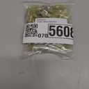 haisstronica 50pcs #10 Yellow Heat Shrink Fork Connectors,12-10 Gauge Insulated Electrical Crimp Wire Terminals