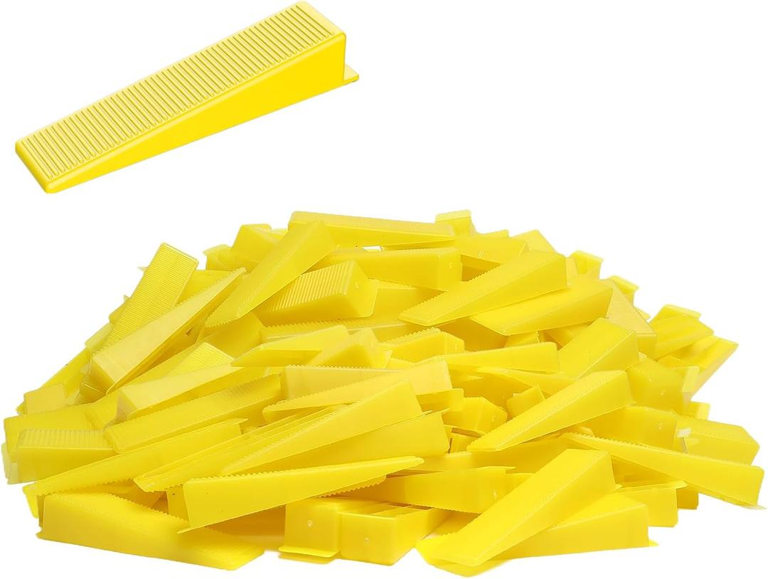 DGSL Tile Leveling System Tile Wedges, 400PCS Reusable Tile Leveling Wedges for 1/8", 1/16", 1/32" Tile Spacers, Tile Leveling Clips and Tile Leveler Installation