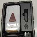 Andis TS-1 17235 Pro Foil Lithium Titanium Foil Shaver, Cord/Cordless, Smooth Shaving Cordless Shaver with Charger, Gray