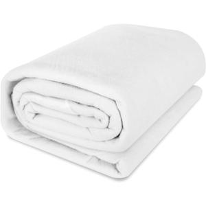 18FT Round Pool Liner Pad for Above Ground Pools, 280g/m Thicked Pool Mat for Pool Bottom Under Pool Padding,Geotextile Material/Puncture Prevention/Extends Liner Life (White)