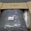 Daneey Large Headboard Pillow Queen Soft Daybed Pillows Bolster for Bed Back Pillow for Sitting in Bed Long Pillow for Bed Reading Pillow Adult Couch Sofa Backrest, Removable Cover (Grey)