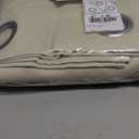 NICETOWN Long Curtains for Windows, Eyelet Top Room Darkening Panels/Drapes for Living Room (Beige, 2 Panels, W42 x L84 inches)