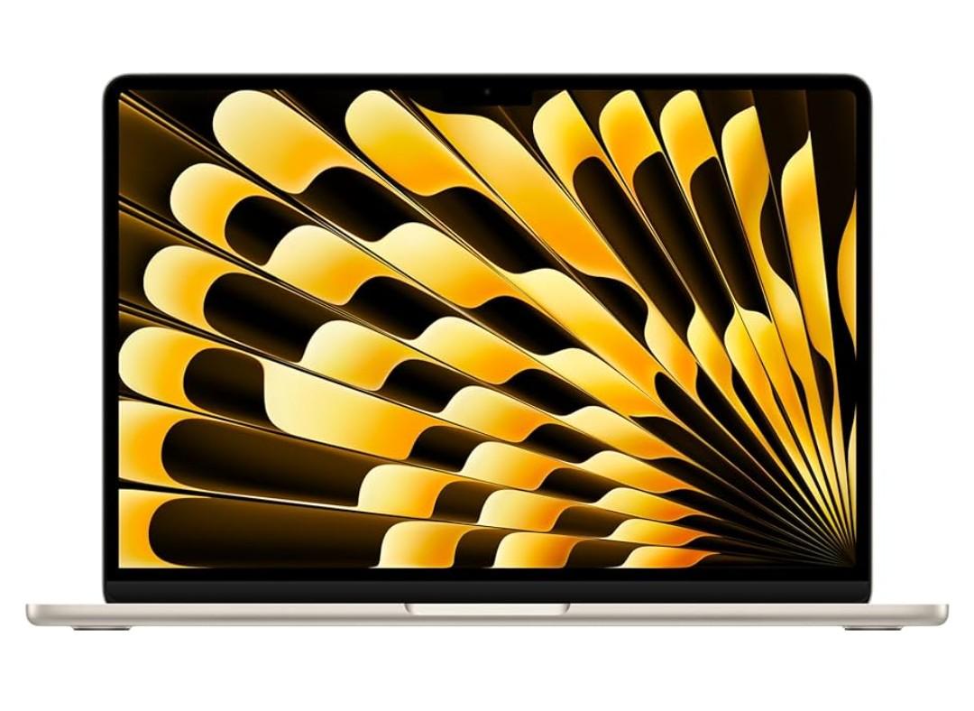 Apple 2025 MacBook Air 13-inch Laptop with M4 chip: Built for Apple Intelligence, 13.6-inch Liquid Retina Display, 16GB Unified Memory, 256GB SSD Storage, 12MP Center Stage Camera, Touch ID; Starlight