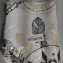 Boho Black White Mandala Floral Kitchen Curtains Modern Flower Small Short Cafe Window Curtains Indian Bohemian Rod Pocket Bathroom Drapes Treatment Tier Curtains 2 Panels (27.5x39 Inch)