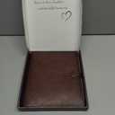 Photo Album 4x6 200 Photos, Genuine Leather Photo Albums with Writing Space with 30 Writing Paper, Travel Family Wedding Kids Graduation Ultrasound Baby Picture Album Scrapbook Photo Album (Simple)
