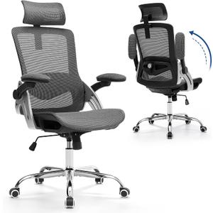 Fizzin Office Chair Mesh Desk Chair with 3D Armrests Computer Chair