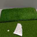 Premium Golf Hitting Mat, 10mm Foam Padding with Rubber Backing Golf Mat, Golf Practice Mat for Indoor and Outdoor Training