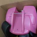 Step2 Whisper Ride II Kids Push Cars, Ride On Car, Seat Belt, Horn, Toddlers Ages 1.5  4 Years Old, Max Weight 50 lbs., Quick Storage, Stroller Substitute, Pink (Large)