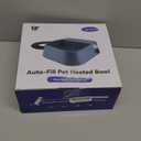 NAMSAN Automatic Water Dispenser for Dogs with Heater, Outdoor and Indoor, 2L Heated Water Bowl, Heated Watering Trough for Cats Chickens Rabbits Birds Bath Auto-Fill