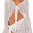 MAKABO Women's Swimsuits Cover Ups Set for Crochet Sheer Hawaii Sexy 2 Piece Bikini Coverup Beach Swimwear (M)