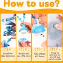 2 x Interactive Dog Toy, Smart Automatic Rolling Moving Dog Toy Ball, Durable Puppy Chew Toys for Small Medium Dogs for Boredom, Anxiety Relief, Daily Training (Blue)