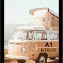 KTKDE A1 Black Modern Picture or Poster Frame,23.4x33 Poster Frame Black Woodgrain, Vertical & Horizontal Wall Hanging Large Picture Frame for Photos, Posters & Art Prints