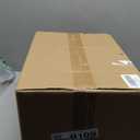 8 Inch Hooded Wall Vent Cover Outside, Dryer Exhaust Vent Metal Mesh Cover, Wall Vents Cover Exterior Air Exhaust for Kitchen Bathroom House Range Hood HVAC (White)