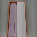 Go Brush Pro 2026, Portable Straightener Brushs for Travel, with LCD Temperature Display, Fast Heating Cordless Mini Hair Brushs (Purple)