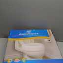 AquaSense 770-610 4 Inch Portable Raised Toilet Seat Riser, Elevated Toilet Seat for Seniors