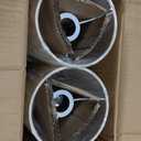 JUNNAI Table Lamps Set of 2, Gold Bedside Lamps, 3 Way Dimmable Nightstand Lamps with Marble Base & Linen Shade &Pull Chain,18.5 Inches Tall Skinny Desk Lamps for Bedroom Living Room(Bulbs Included)