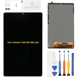 A-MIND Original LCD Screen Replacement for Lenovo Tab M8 4th Gen TB-300FU TB-300XU (2023) | 8" Black Display Touch Digitizer Assembly Replacement with Repair Tools