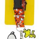 Peanuts Lanyard, ID Card and Badge Holder, Snoopy & Woodstock Doghouse, Multi