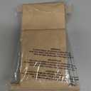 BagDream Small Bakery Bags with Window 100Pcs 3.54x2.36x6.7 Inches Tin Tie Tab Lock Kraft Brown Window Paper Bags for Coffee Bean, Cookies, Treat, Snack