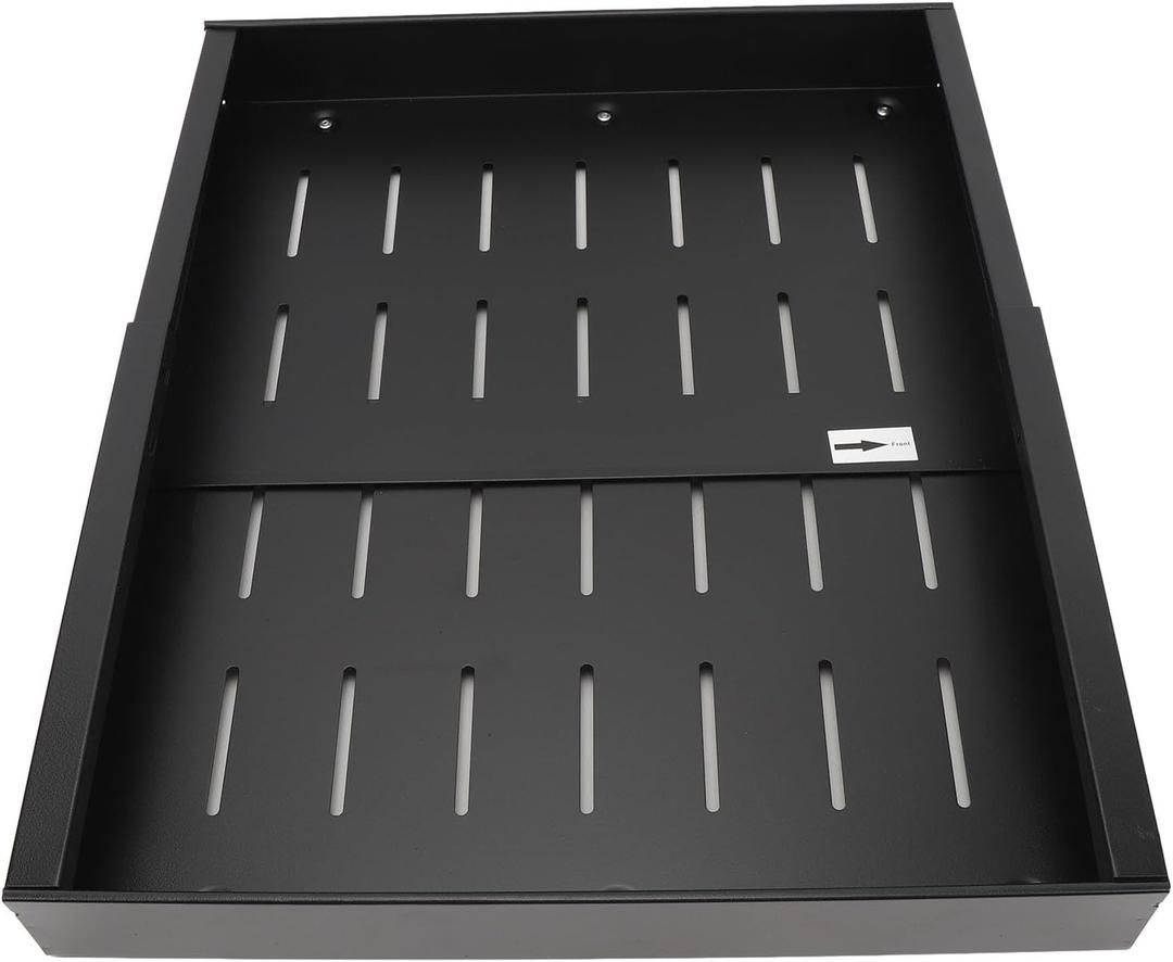 SIXRUN Adhesive Expandable Pull Out Cabinet Organizer 2Pack Carbon Steel Slide Out Drawer for Kitchen Adjustable Width with No Tools Needed (black)