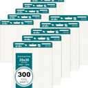 ViVin Grid Sticky Easel Pad, 25 x 30 Inches Flip Chart Paper for Teachers and Students, Large Self Stick Easel Paper for School & Office, 30 Sheets/Pad, 10 Pads/Pack