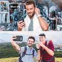 Case Compatible with iPhone 17 Air Case Heavy Duty Shockproof 3-Layer Full-Body Protection Rugged Cover [Compatible with Magsafe] (Black/Blue)