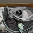 Electric Baby Swing for Infants to Toddler, Portable Swing Rocker with 5 Point Harness, 5 Sway Speed, Bluetooth,12 Preset Lullabies with Remote Control, Infant Swing for Baby Boys & Girls, Grey