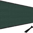 Privacy Fence Screen 6'x50' Heavy Duty Windscreen Fencing Mesh Fabric Shade Cover for Outdoor Wall Garden Yard Pool Deck, Green